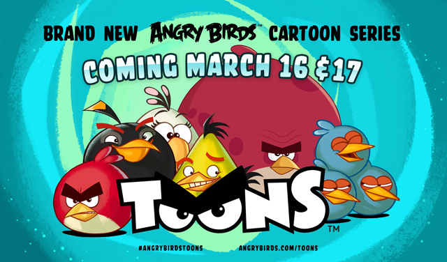 Llega en marzo la caricatura de Angry Birds