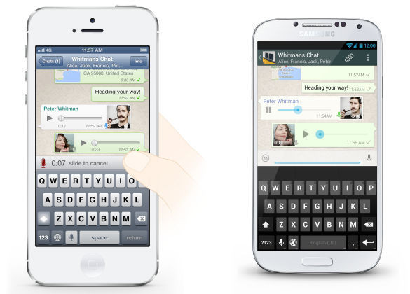 “Push-to-talk”  WhatsApp se actualiza