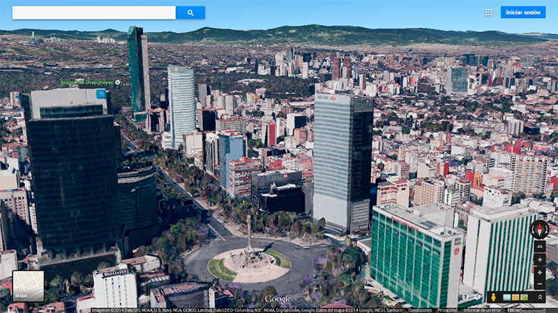 La Ciudad de México ahora en 3D en Google Maps