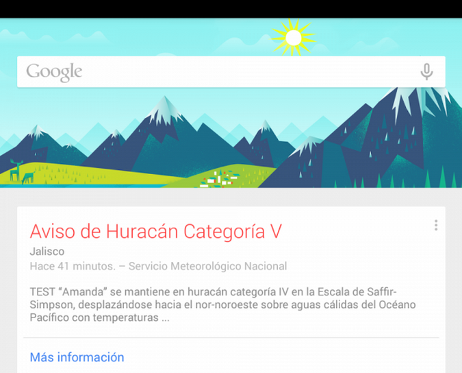 Google lanza un sistema de alerta para emergencias en México.